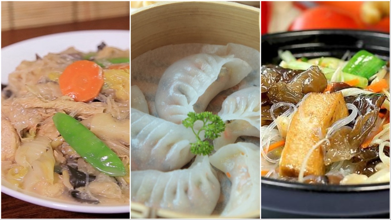 中國各地有不同的新年素食習俗，吃的素菜自然也各有特色（圖：佛門網 / Pixabay / 網上圖片）。
