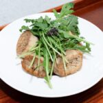 香煎杏鮑菇素帶子配素牛油蘑菇意大利飯