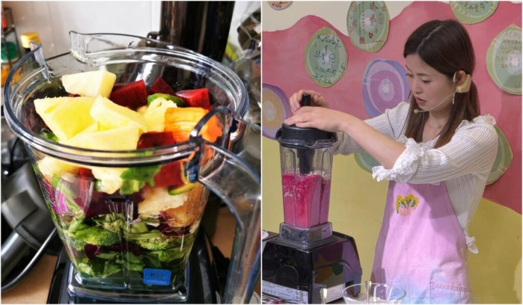 Clara每天堅持打果菜露給身邊家人和朋友品嘗，最終亦令家人對Raw Food改觀（圖：受訪者提供）。
